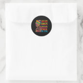 Juneteenth Vrouwen Juneteenth Shirten Afrika Ameri Ronde Sticker (Tas)