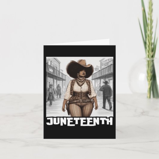 Juneteenth Wild West Kaart (Voorkant)