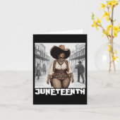 Juneteenth Wild West Kaart (Gele Bloem)