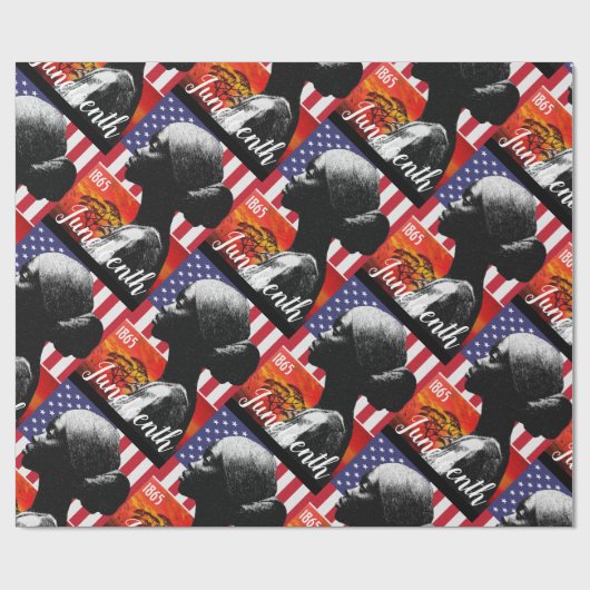 Juneteenth Wrapping Paper Cadeaupapier (Vlak)