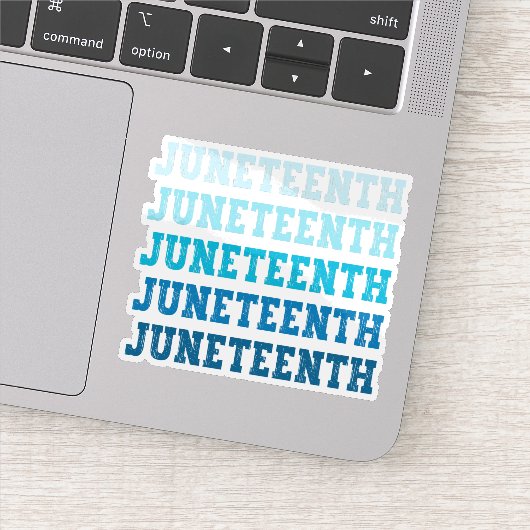 Juneteenth Zwart-Amerikaans Afrikaans Cool Sticker (Detail)