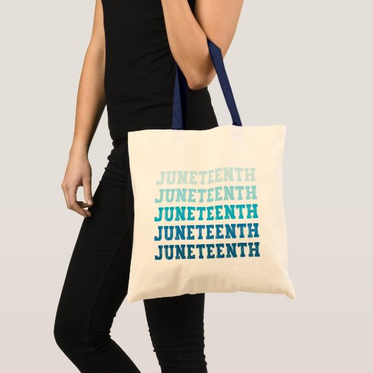 Juneteenth Zwart-Amerikaans Afrikaans Cool Tote Bag (Voorkant (product))