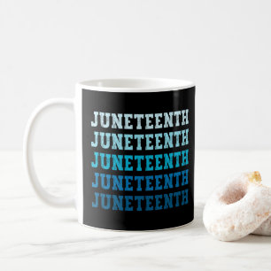 Juneteenth zwart Amerikaans Afrikaans feest Cool Koffiemok