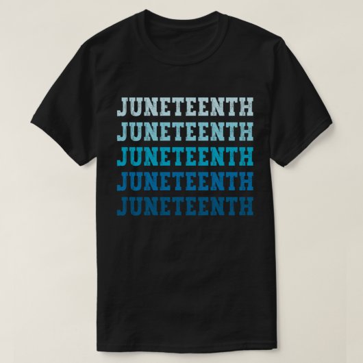 Juneteenth zwart Amerikaans Afrikaans feest Cool T-shirt (Design voorkant)
