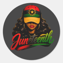 Juneteenth Zwarte Afro Vrouwen Melanine Vrijheid 1