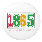 Juneteenth - Zwarte Geschiedenis Keramische Knop (Voorkant)