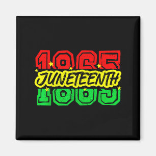 Juneteenth zwarte geschiedenis maand 19 juni 1865 magneet