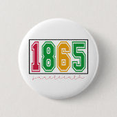 Juneteenth - Zwarte Geschiedenis Ronde Button 5,7 Cm (Voorkant)