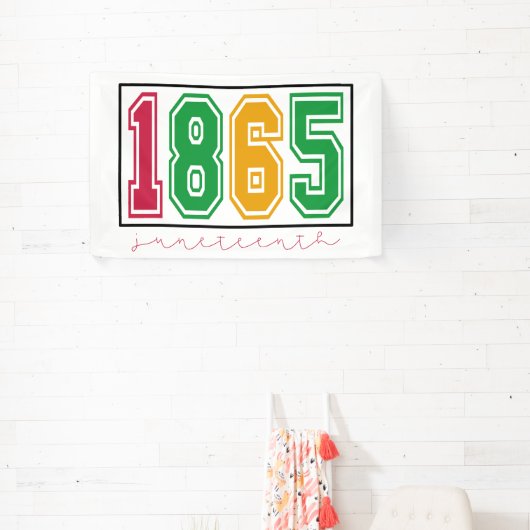 Juneteenth - Zwarte geschiedenis Spandoek (Insitu)