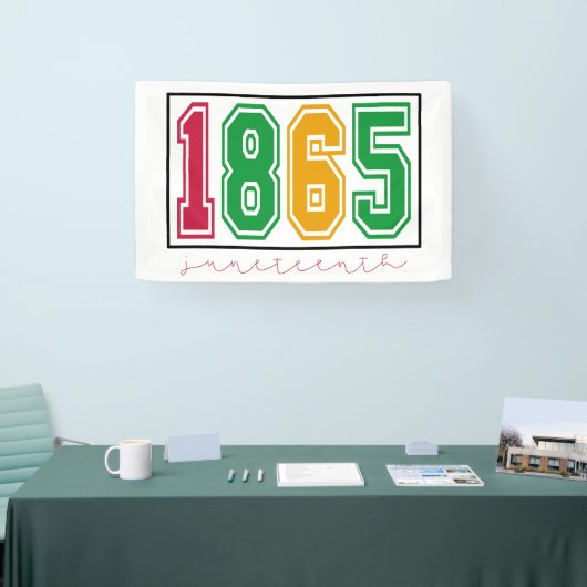 Juneteenth - Zwarte geschiedenis Spandoek (Beurs)