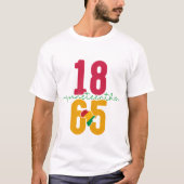 Juneteenth - Zwarte Geschiedenis T-shirt (Voorkant)