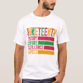 Juneteenth - Zwarte Geschiedenis T-shirt (Voorkant)