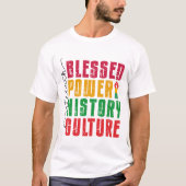 Juneteenth - Zwarte Geschiedenis T-shirt (Voorkant)