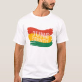 Juneteenth - Zwarte Geschiedenis T-shirt (Voorkant)