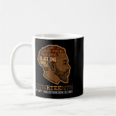 Juneteenth Zwarte Koning Onafhankelijkheidsdag Mel Koffiemok (Links)