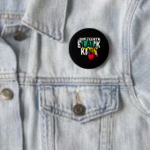 Juneteenth Zwarte Koning Ronde Button 5,7 Cm (In situ)