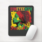 Juneteenth Zwarte Vrijheidsdag 1865 Loc Muismat (Met muis)