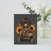 Juneteenth Zwarte Vrouwen Afro-Amerikaanse Geschie Feestdagenkaart (Staand voorkant)