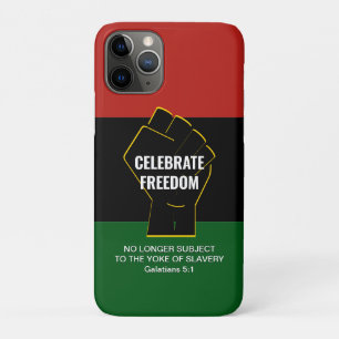 Juneteeth CELEBRATE FREEDOM  scripts Case-Mate iPhone Case