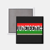 Juneteeth Magneet (Voorkant / Achterkant)