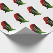 Juneteth Black Independence Cadeaupapier (Hoek)