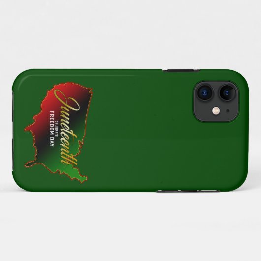 Juneteth Black Independence Case-Mate iPhone Case (Achterkant (horizontaal))