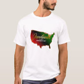 Juneteth Black Independence T-shirt (Voorkant)