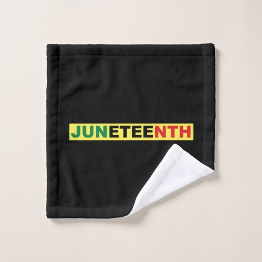 Juneteth Black Independence Washandje (Wasdoekje)