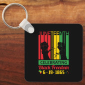 Junetetiende | 19 juni 1865 | Zwarte vrijheid Sleutelhanger (Voorkant)
