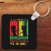 Junetetiende | 19 juni 1865 | Zwarte vrijheid Sleutelhanger (Achterkant)