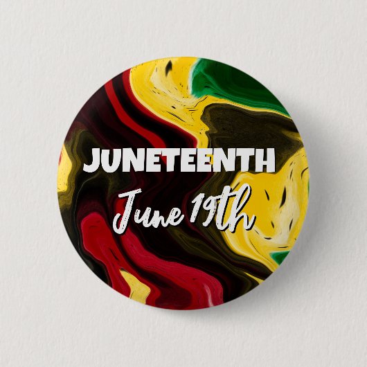 Junetetiende | 19 juni ronde button 5,7 cm (Voorkant)