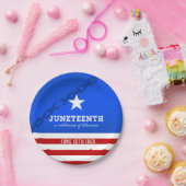 Junetetiende a Celebration of Liberation Papieren Bordje (Feest)