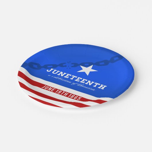 Junetetiende a Celebration of Liberation Papieren Bordje (Gekanteld)