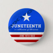 Junetetiende a Celebration of Liberation Ronde Button 5,7 Cm (Voorkant)