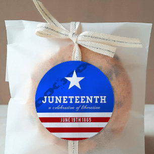 Junetetiende a Celebration of Liberation Ronde Sticker