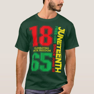 Junetetiende bevriezing sinds 1865, gevierd tegen t-shirt