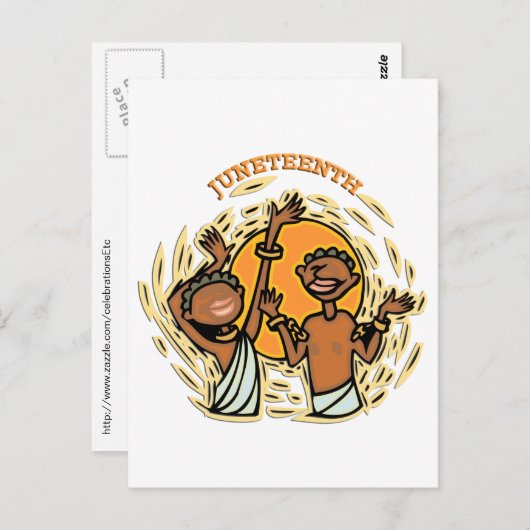 Junetetiende Briefkaart (Voorkant / Achterkant)