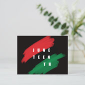 Junetetiende Briefkaart (Staand voorkant)