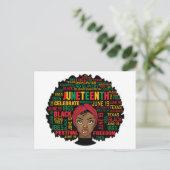 Junetetiende Briefkaart (Staand voorkant)