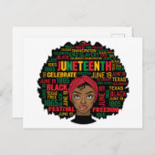 Junetetiende Briefkaart (Voorkant / Achterkant)