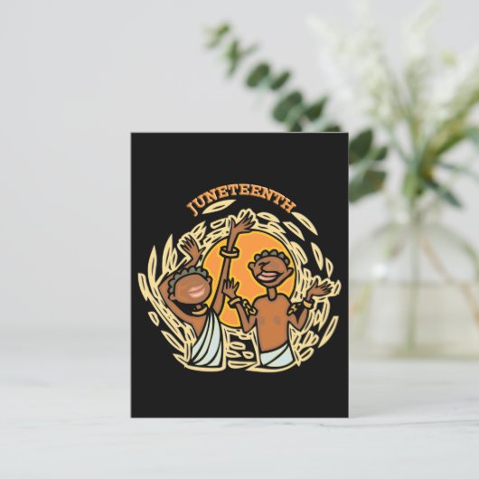 Junetetiende Briefkaart (Staand voorkant)