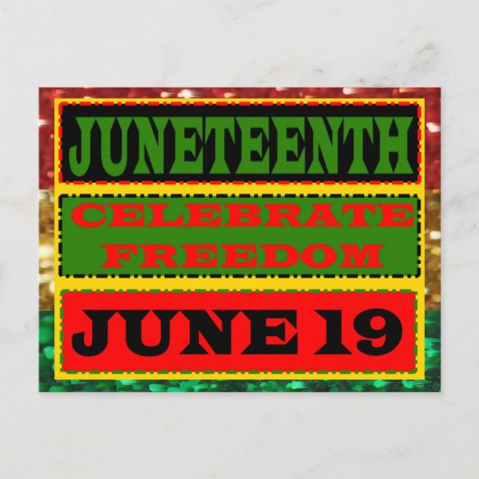 Junetetiende Briefkaart (Voorkant)