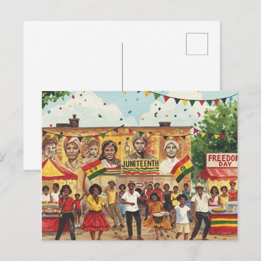 Junetetiende Briefkaart (Voorkant / Achterkant)