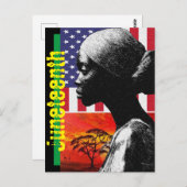 Junetetiende Briefkaart (Voorkant / Achterkant)