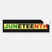 Junetetiende Bumpersticker (Voorkant)