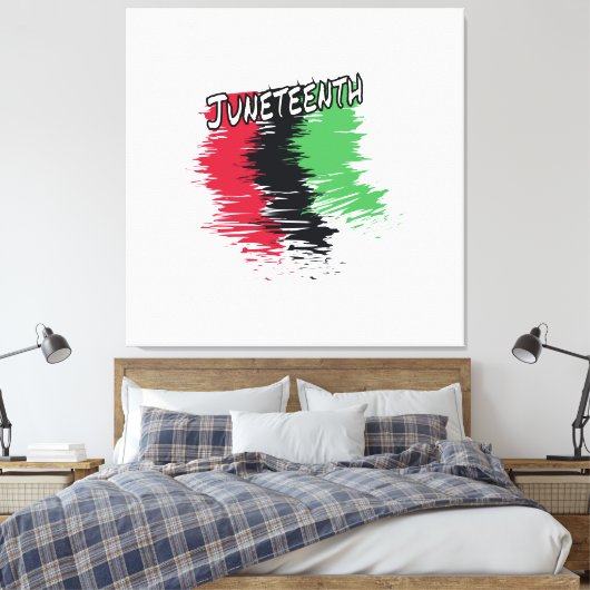 Junetetiende Canvas Afdruk (Insitu (Slaapkamer))