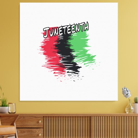 Junetetiende Canvas Afdruk (Insitu (Woonkamer))