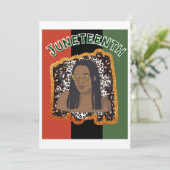 Junetetiende dag van de receptie Notitie Kaart (Staand voorkant)