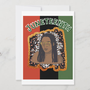 Junetetiende dag van de receptie Notitie Kaart