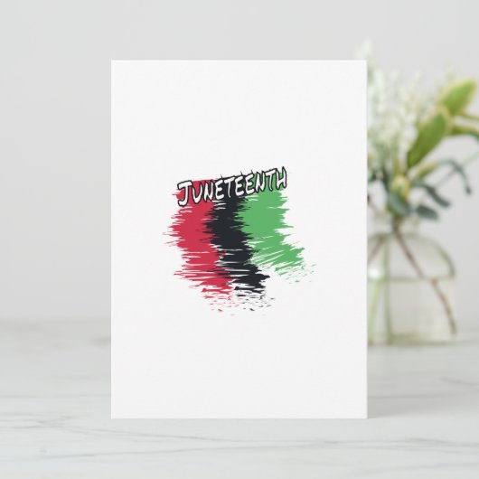 Junetetiende Feestdagenkaart (Staand voorkant)